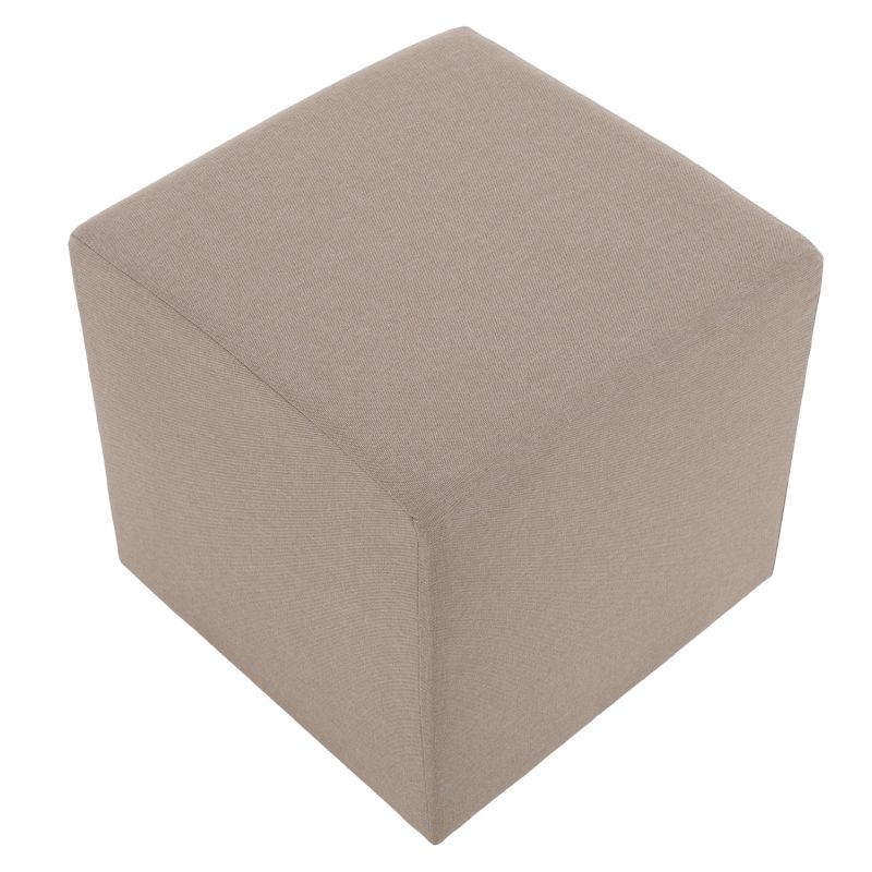 Praktický taburet, látka Savana béžová