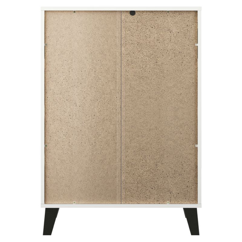 Komoda 4S70, 4x šuplík, biela