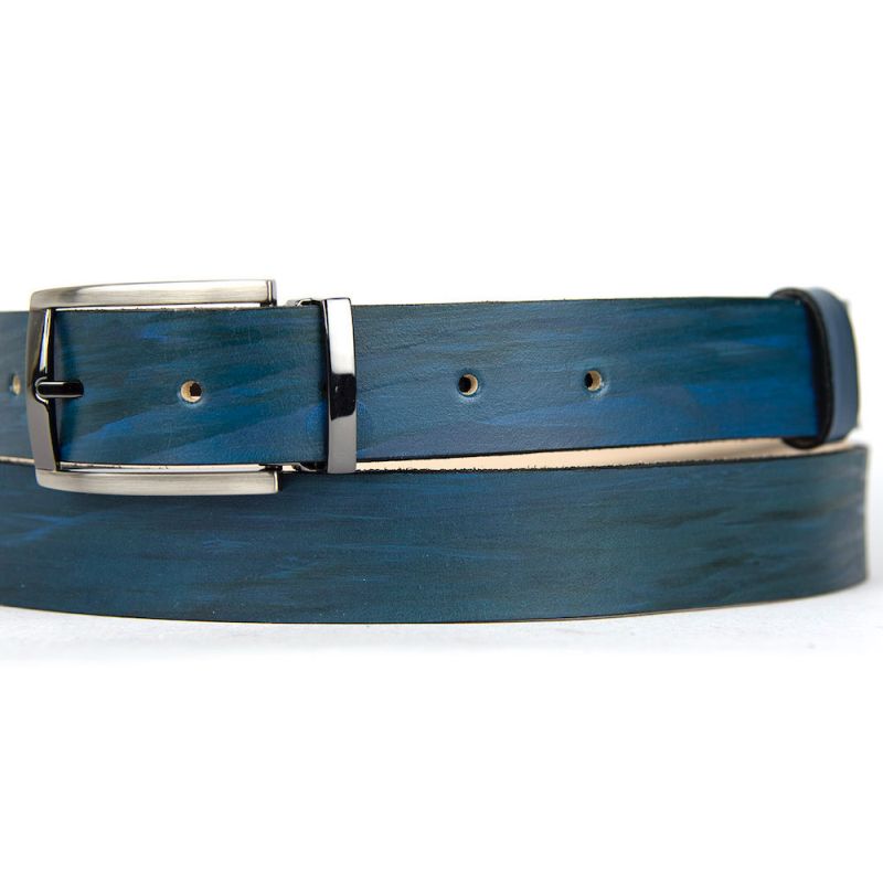 Ručne maľovaný kožený opasok, 163cm, Limitovaná edícia 15