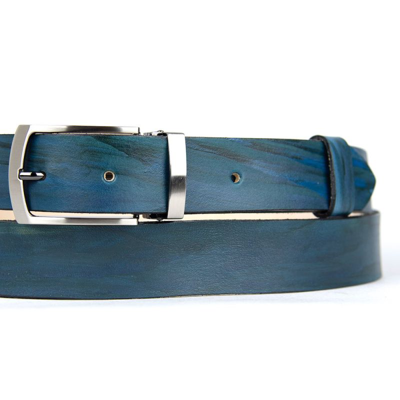 Ručne maľovaný kožený opasok, 153cm, Limitovaná edícia 09