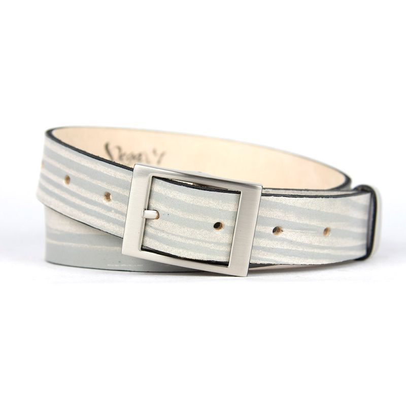 Ručne maľovaný kožený opasok, 112cm, Limitovaná edícia 02