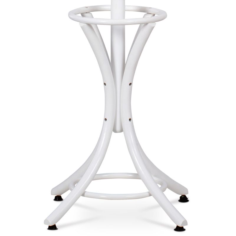 Stojanový celodrevený vešiak biely