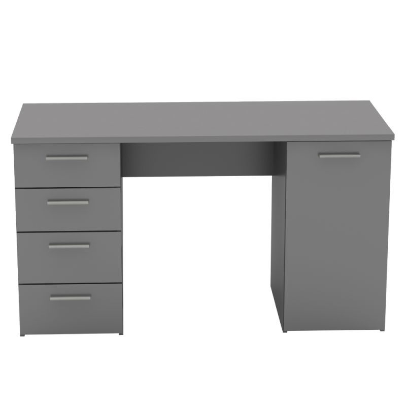 Praktický písací stôl vo farbe grafit