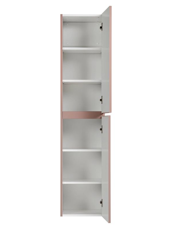 Skrinka do kúpeľne 80-01-E-2D, ružová