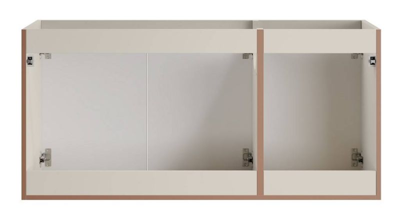 Skrinka do kúpeľne 82-120-46-3D, cashmere mat, 3x dvierka