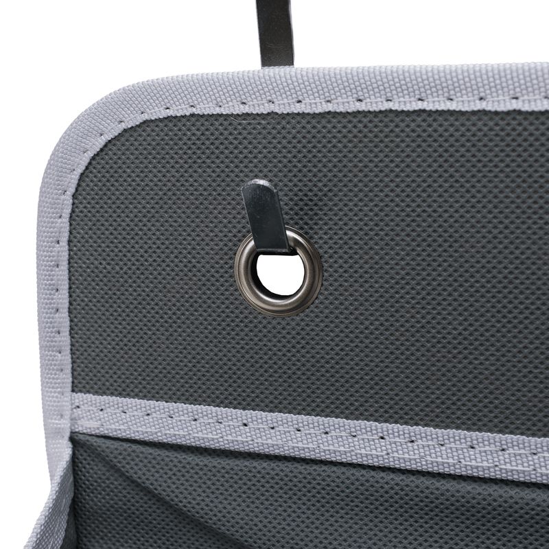 Závesný organizér na dvere, sivá látka