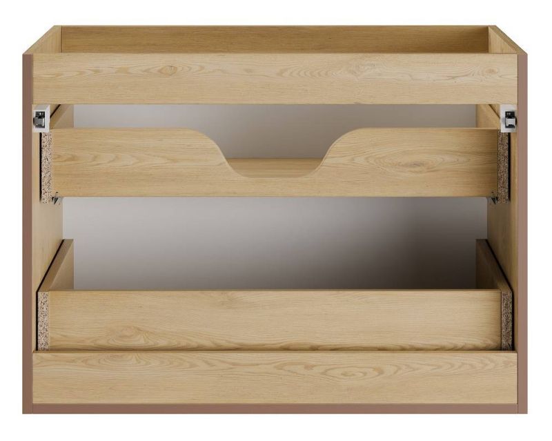 Skrinka do kúpeľne 82-80-46-2S, dub cremona, 2x zásuvka