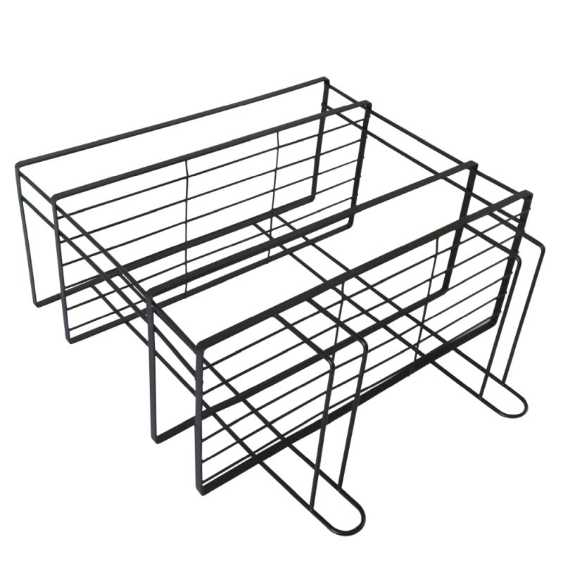 Organizér do kúpelne, čierny kov