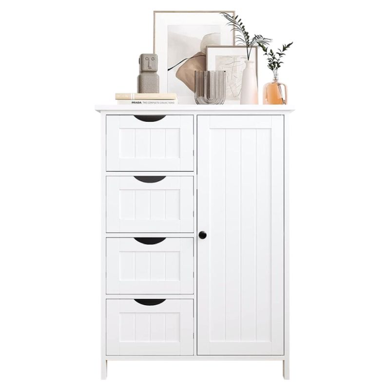 Úložná skrinka/regál v elegantnej bielej farbe