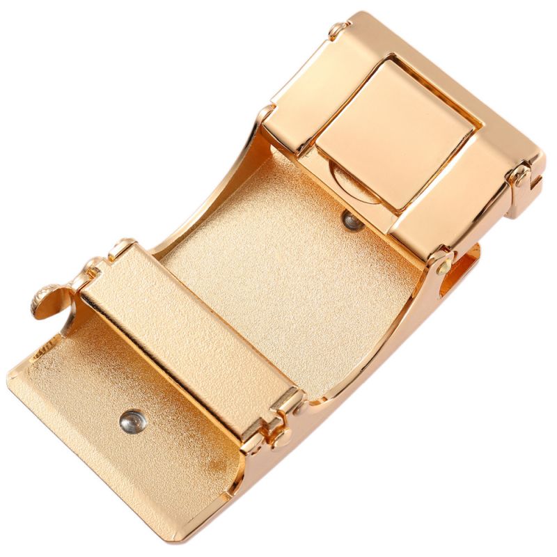 Automatická kovová pracka GOLD CROCO pre remene so šírkou 3.5cm