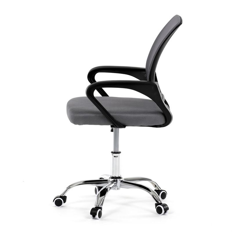 Kancelárska stolička, poťah sivá látka a sieťovina MESH