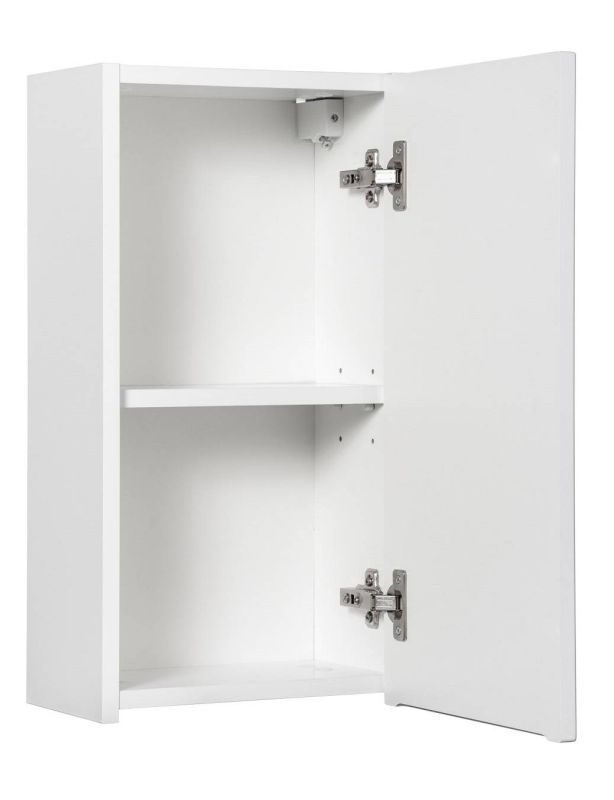 Skrinka do kúpeľne 83-30-1D, biela, 1x dvierka