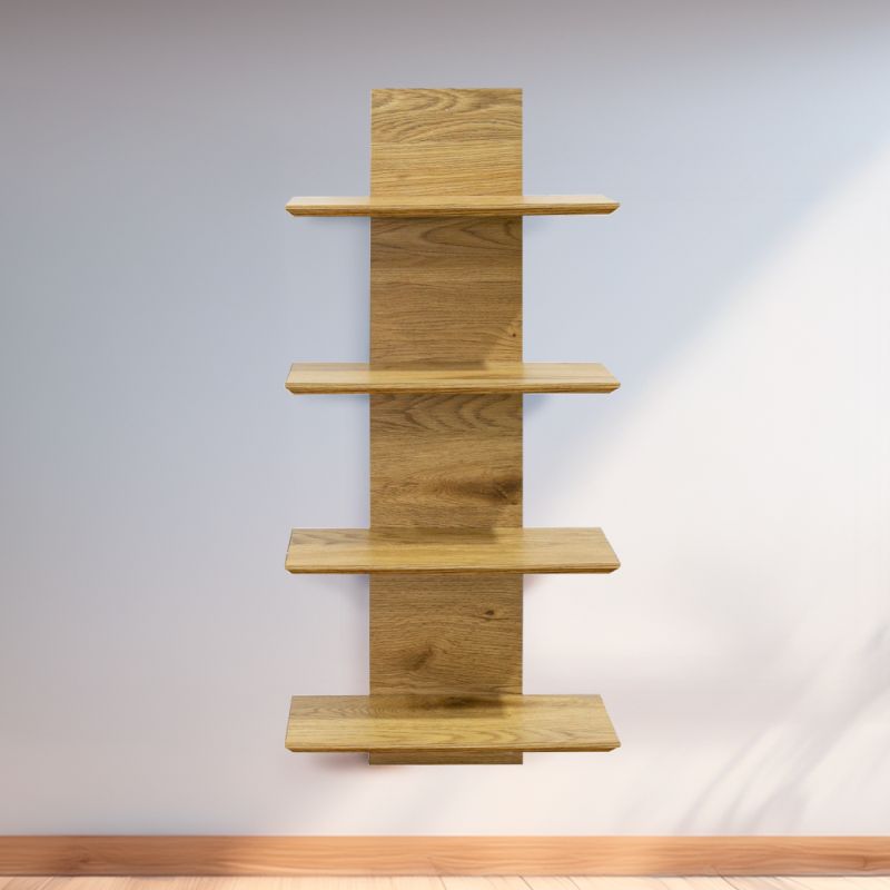 Praktická závesná polica, dub