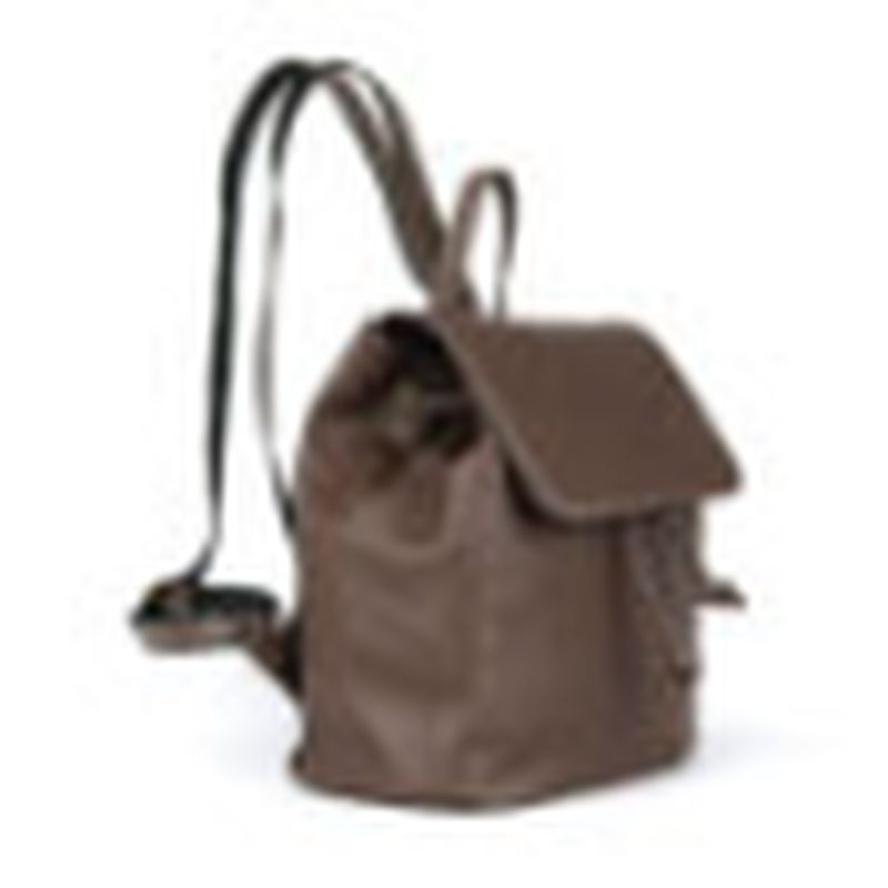 Luxusný kožený ruksak z pravej hovädzej kože 8659 v Marrone farbe