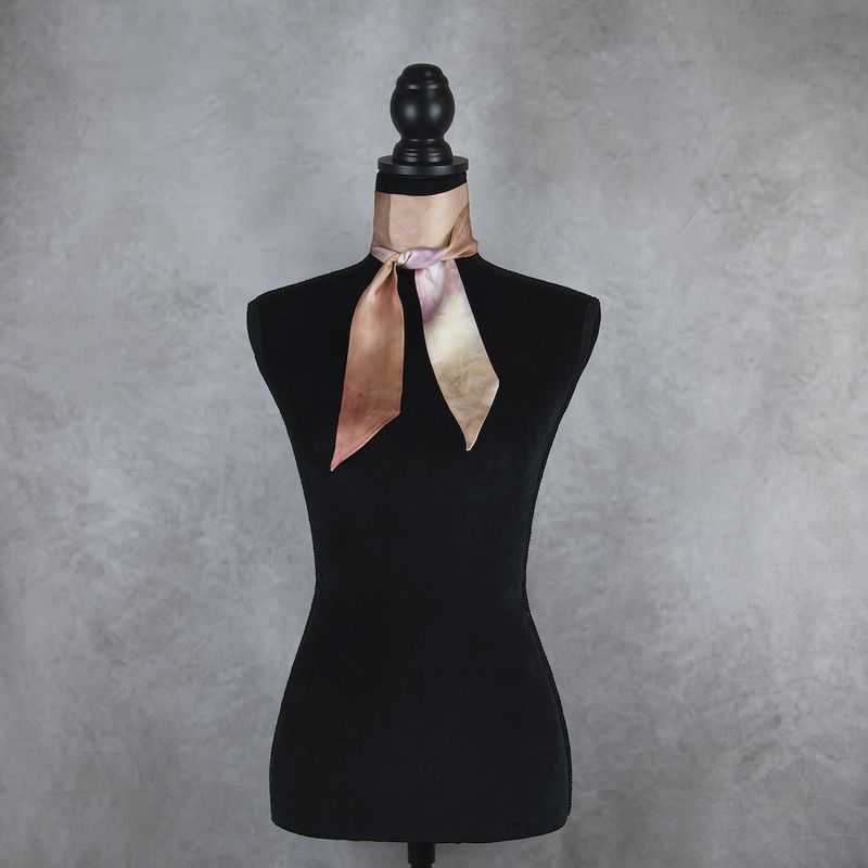 Hodvábna šatka Twilly LIMITED_048 – Ručne vyrábaná