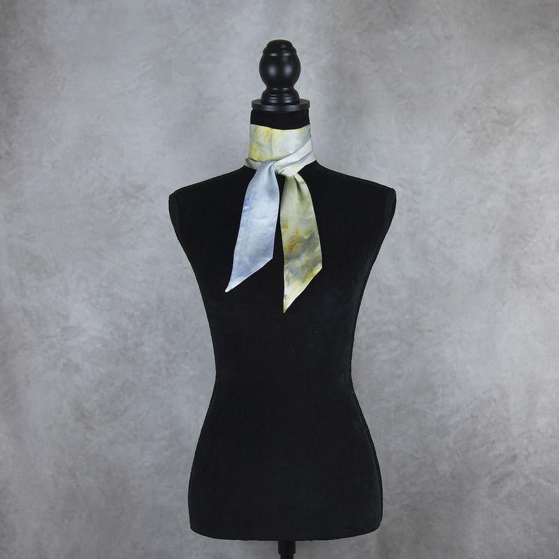 Hodvábna šatka Twilly LIMITED_043 – Ručne vyrábaná