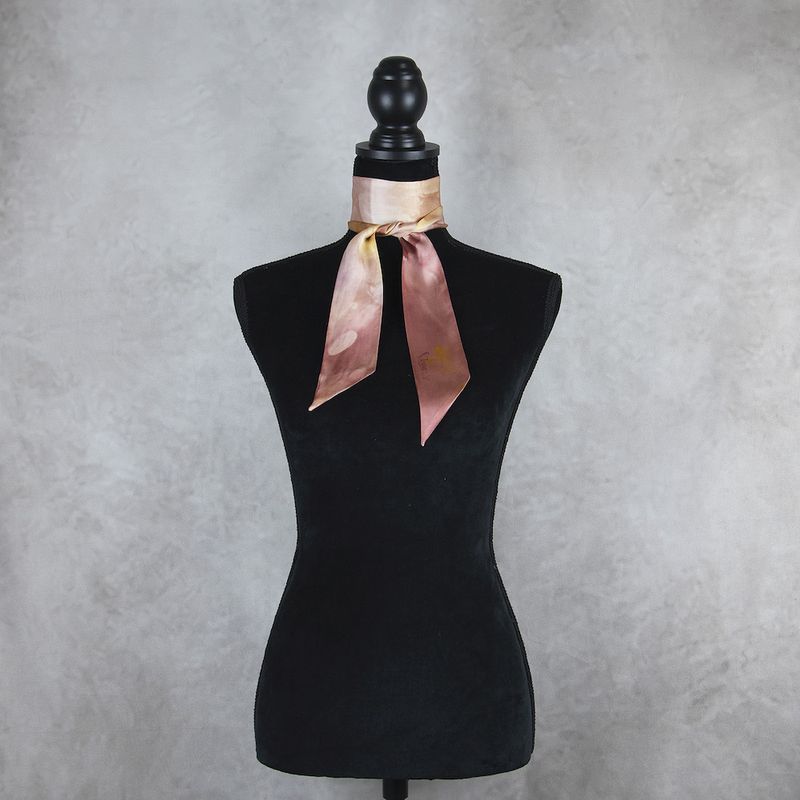 Hodvábna šatka Twilly LIMITED_042 – Ručne vyrábaná