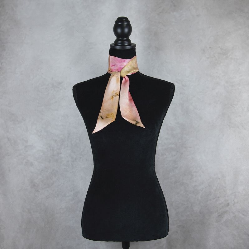 Hodvábna šatka Twilly LIMITED_040 – Ručne vyrábaná