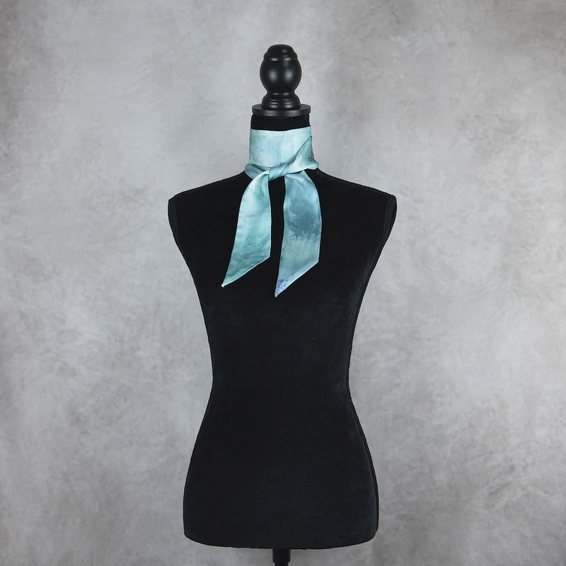 Hodvábna šatka Twilly LIMITED_036 – Ručne vyrábaná