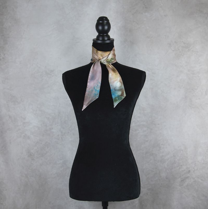 Hodvábna šatka Twilly LIMITED_033 – Ručne vyrábaná