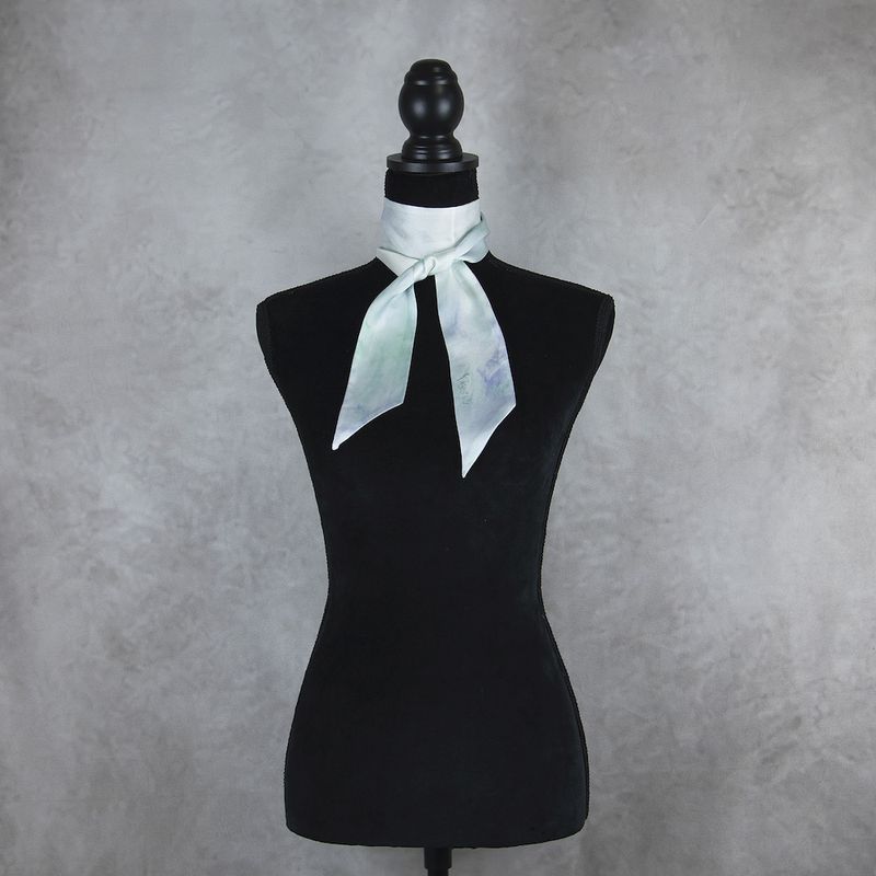 Hodvábna šatka Twilly LIMITED_025 – Ručne vyrábaná