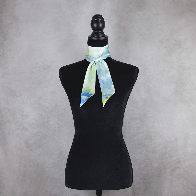 Hodvábna šatka Twilly LIMITED_021 – Ručne vyrábaná