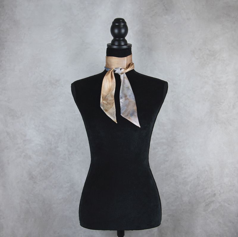 Hodvábna šatka Twilly LIMITED_014 – Ručne vyrábaná