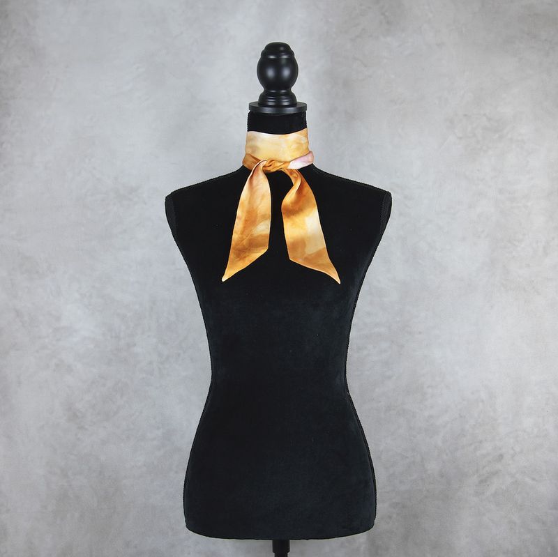 Hodvábna šatka Twilly LIMITED_011 – Ručne vyrábaná