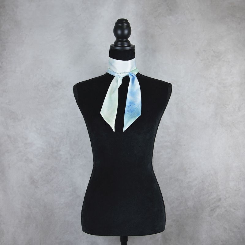 Hodvábna šatka Twilly LIMITED_008 – Ručne vyrábaná