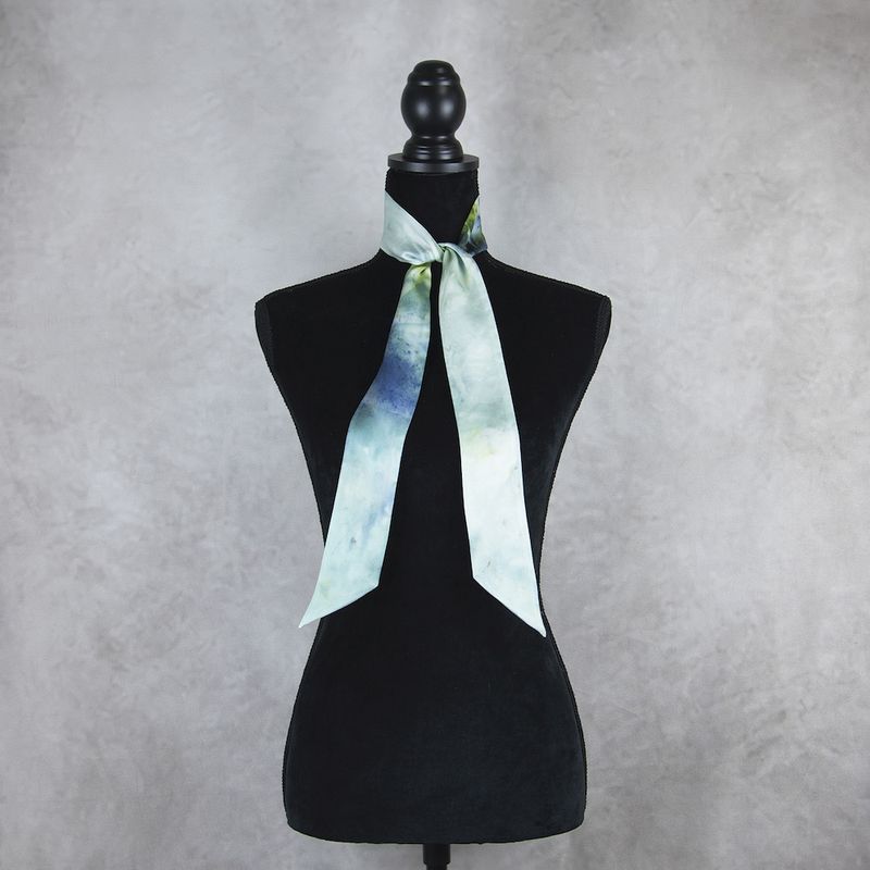 Hodvábna šatka Twilly LIMITED_006 – Ručne vyrábaná