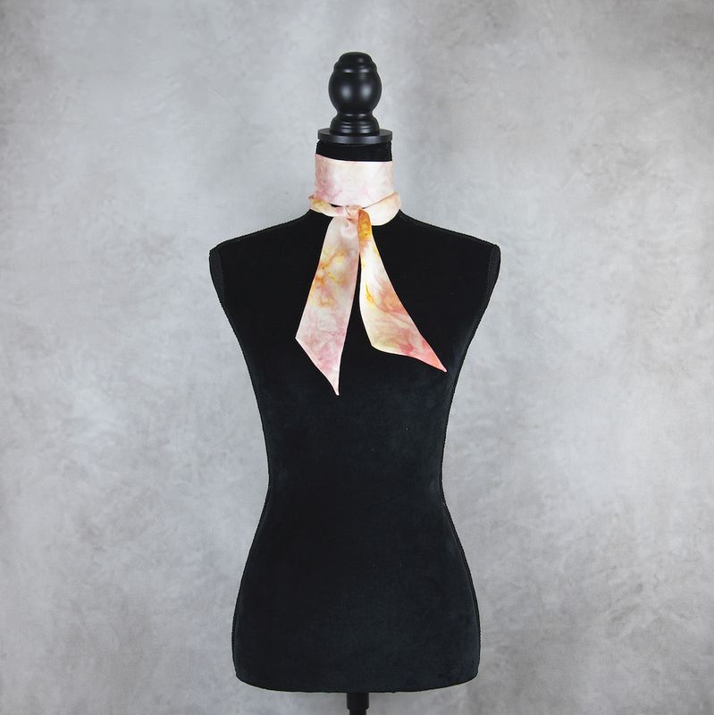 Hodvábna šatka Twilly LIMITED_005 – Ručne vyrábaná