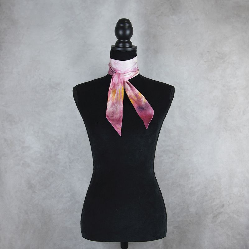 Hodvábna šatka Twilly LIMITED_003 – Ručne vyrábaná