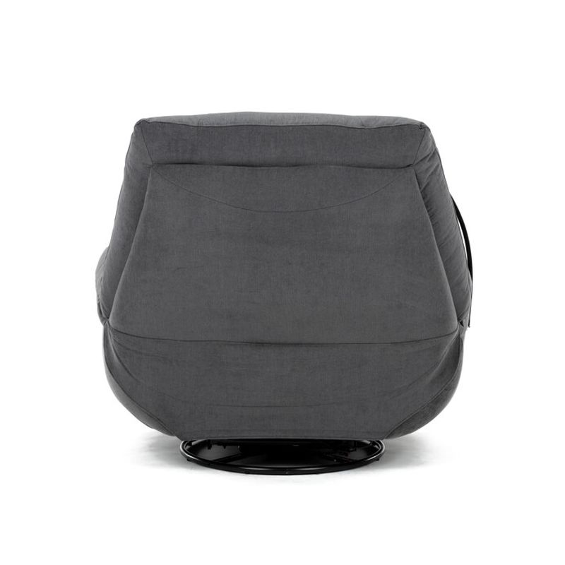 TV kreslo s elektrickým polohovaním, zabudované ovládanie, rotácia do 240 stupňov, sivé