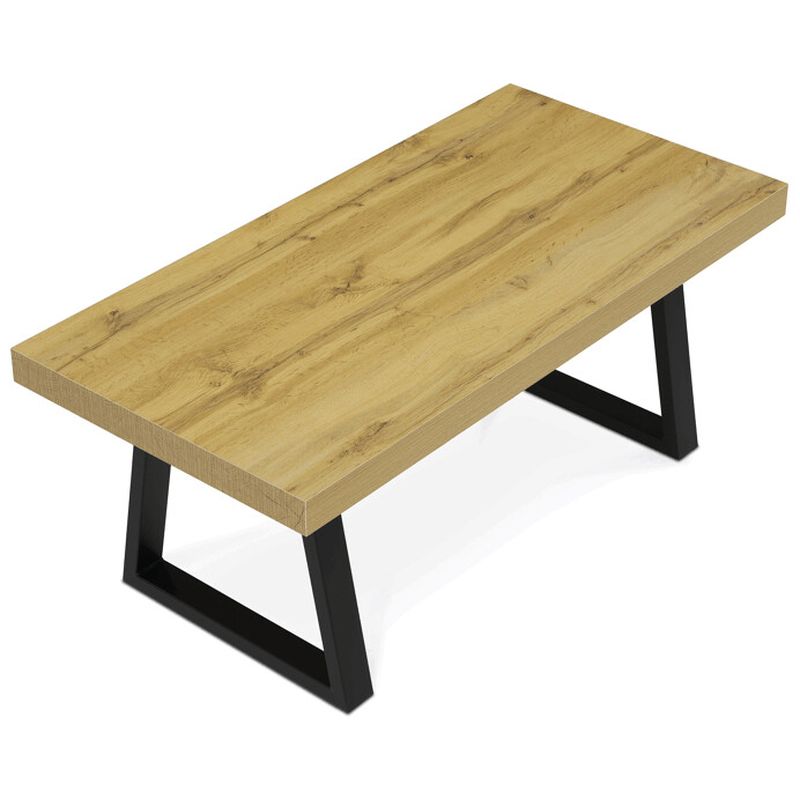 Konferenčný stolík MDF doska, dekor dub-čierna