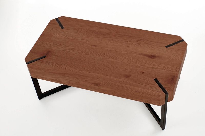 Konferenčný stolík 110, čierna-dub zlatý