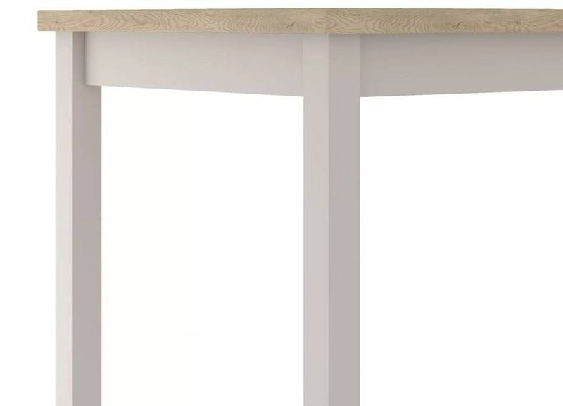 Jednoduchý jedálenský stôl 120, kašmír-dub cremona torro