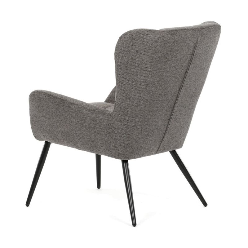 Kreslo ušiak v sivom prevedení