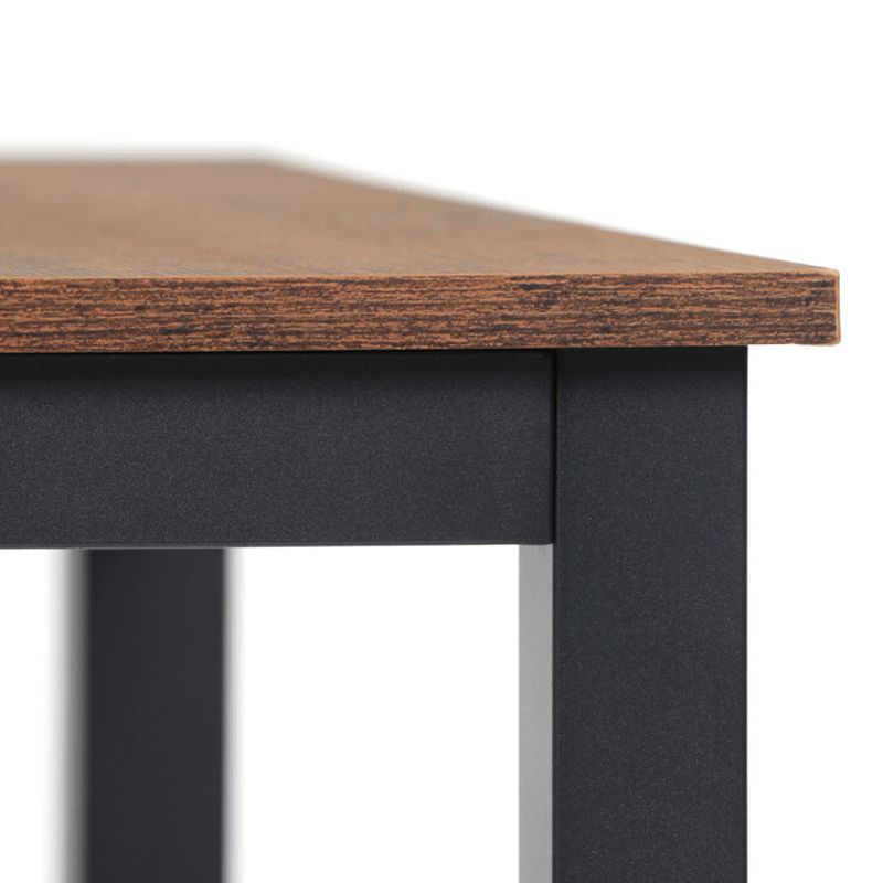 Jedálenský stôl 110×70×75 cm, MDF old wood