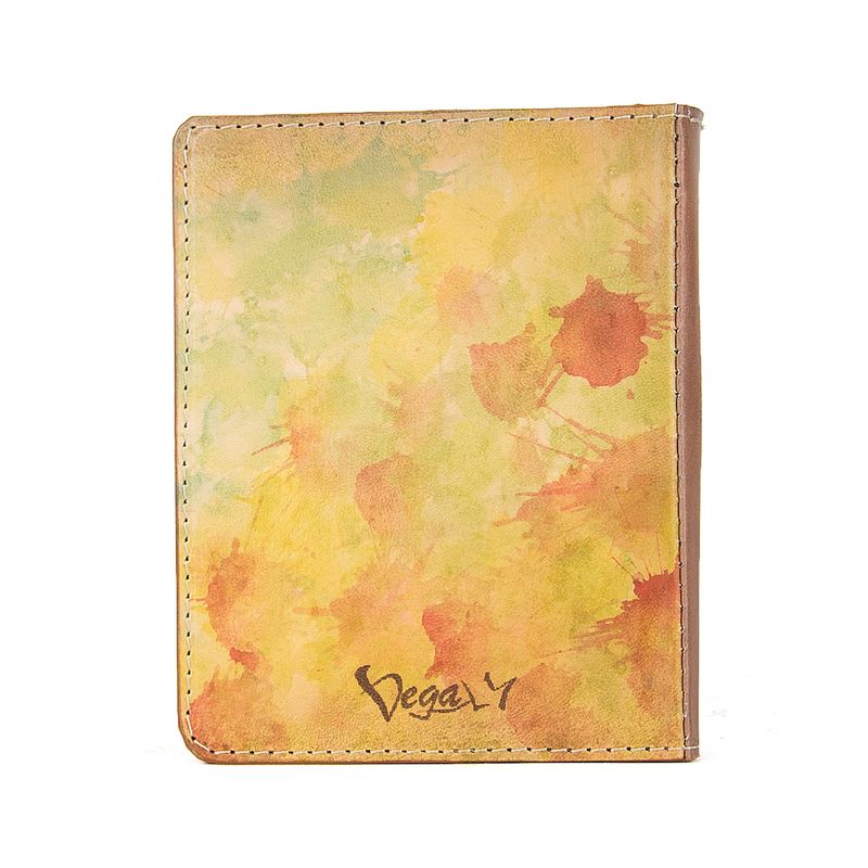 Ručne tvarovaný, vyklepávaný kožený zápisník – Vlčie maky 2