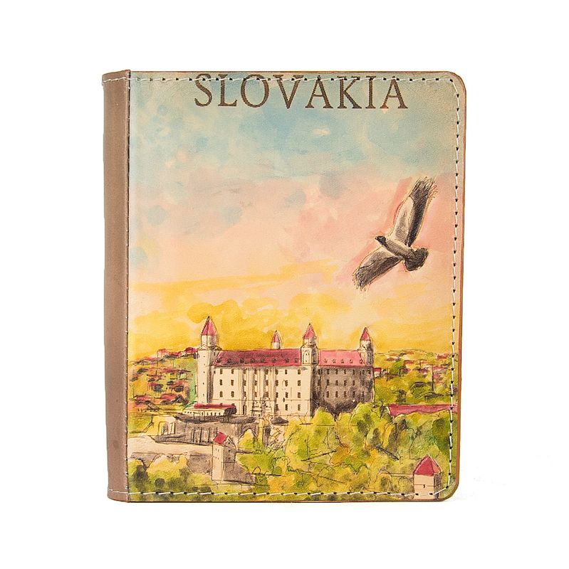 Ručne tvarovaný, vyklepávaný kožený zápisník – Bratislavský Hrad 4