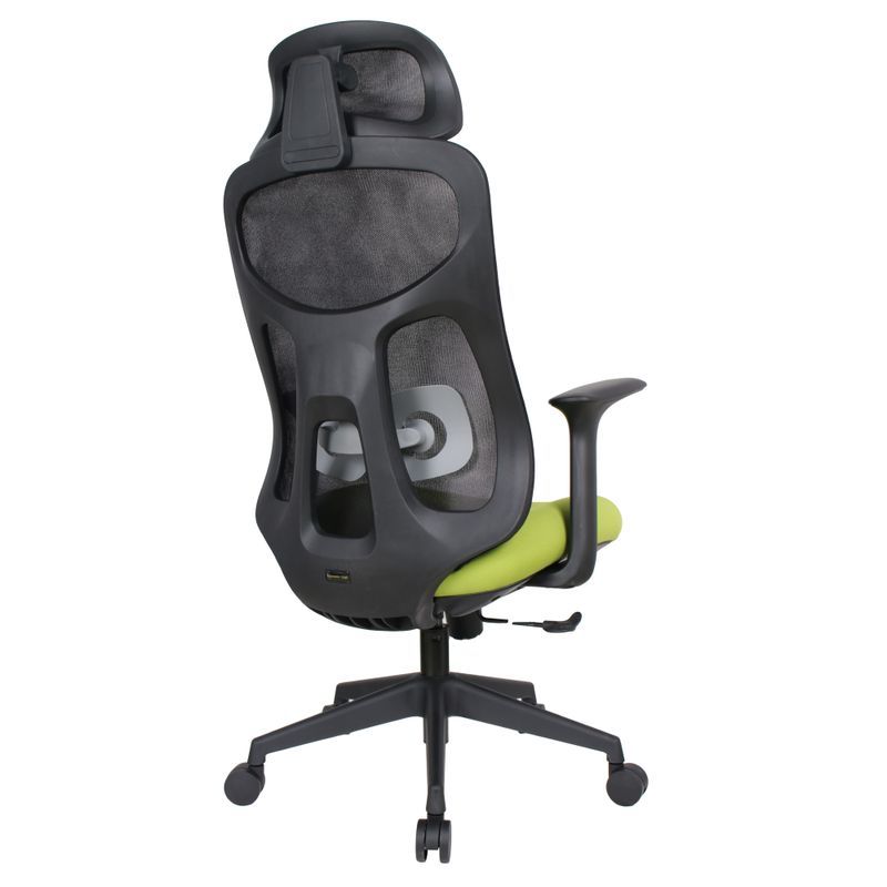 Pohodlné kancelárske kreslo, zelená-čierna, sieťovina