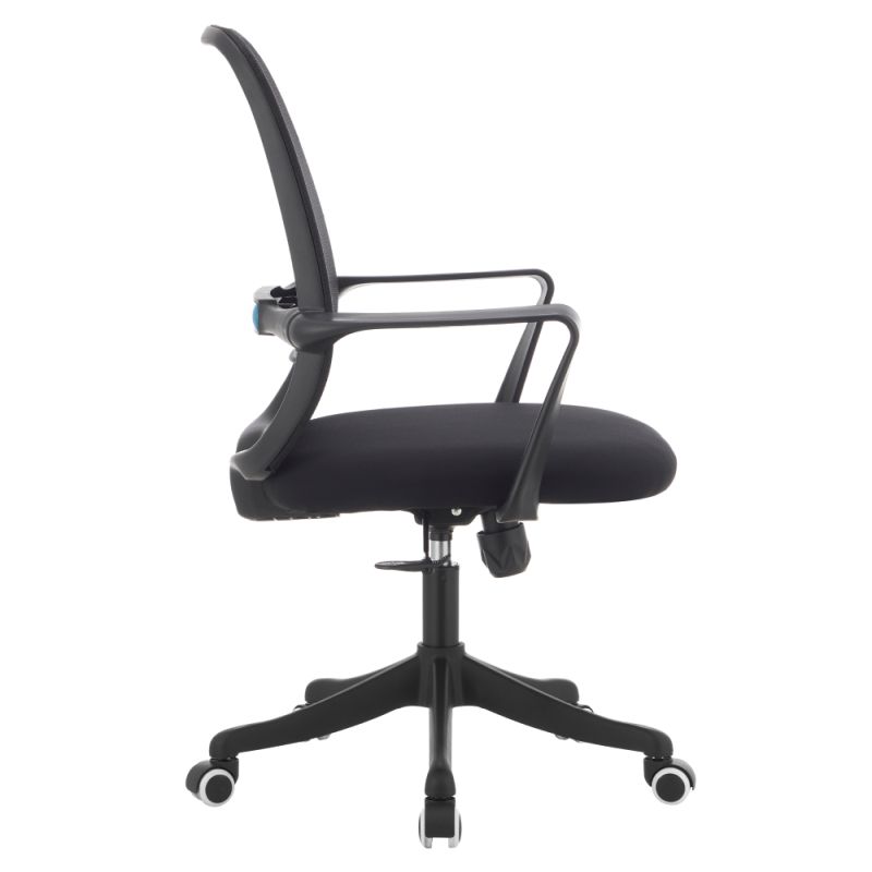 Kancelárske kreslo, čierna látka, sieťovina