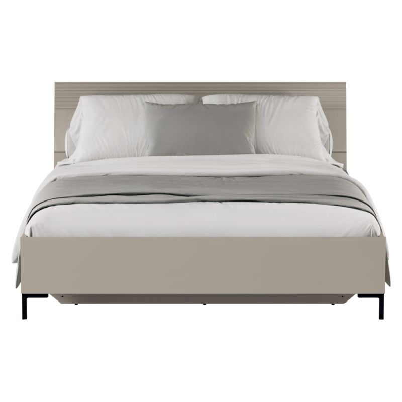 Manželská posteľ 160x200 s roštom, sivohnedá Taupe