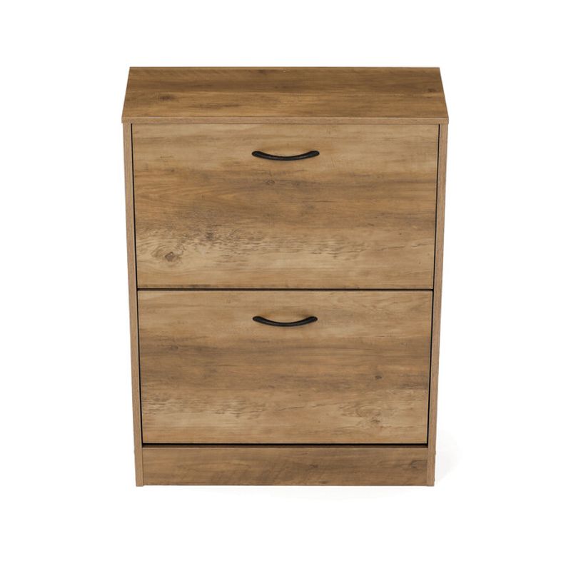 Botník s dvoma priehradkami, hnedý