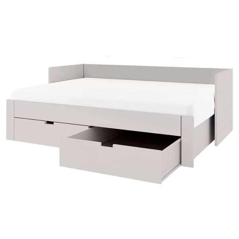 Rozkladacia posteľ 90-180x200 s roštom, kašmír