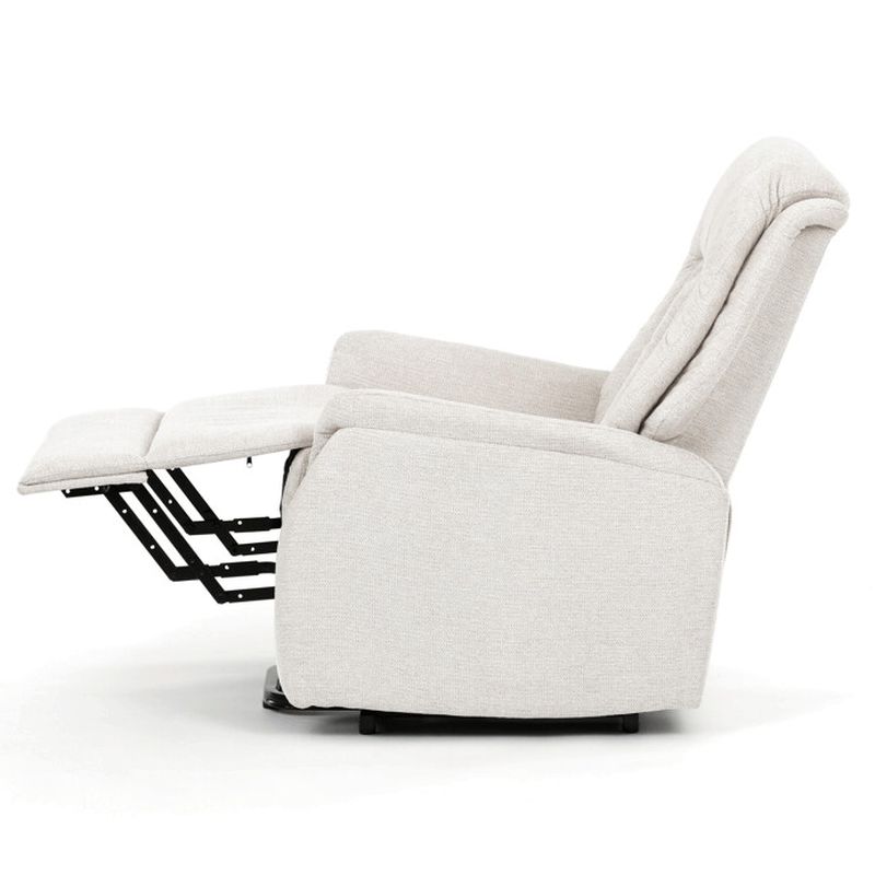 Výklopné, elektrické, polohovacie kreslo, béžová látka