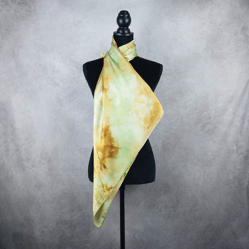 Luxusná hodvábna šatka LIMITED_325, 90×90cm, Made in Slovakia