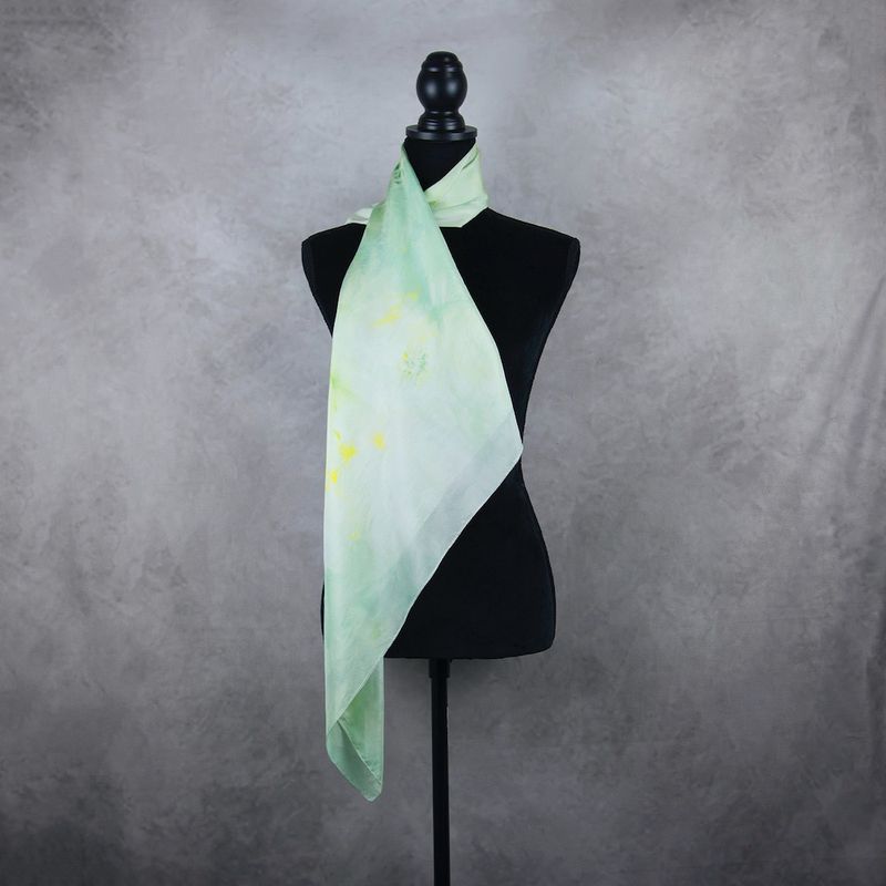 Hodvábna šatka VZOR_78, 90×90cm, Made in Slovakia