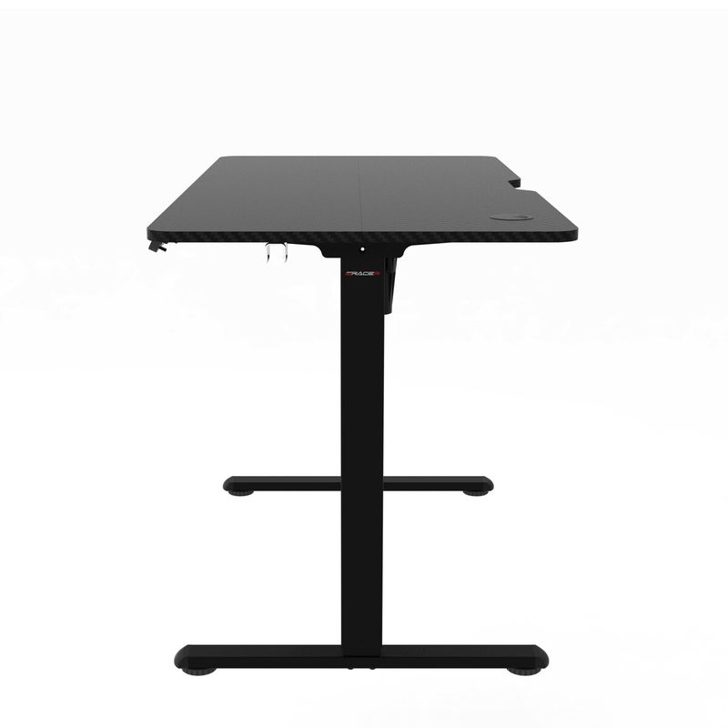 Ergonomický stôl s reguláciou výšky 120x60, melamín, čierny
