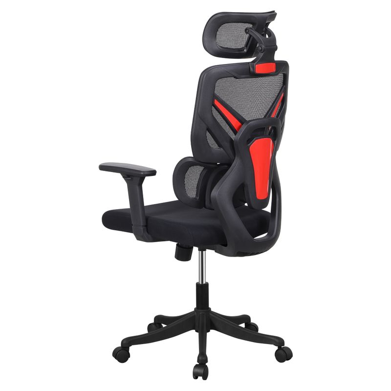 Ergonomické kancelárske kreslo v čiernej sieťovine